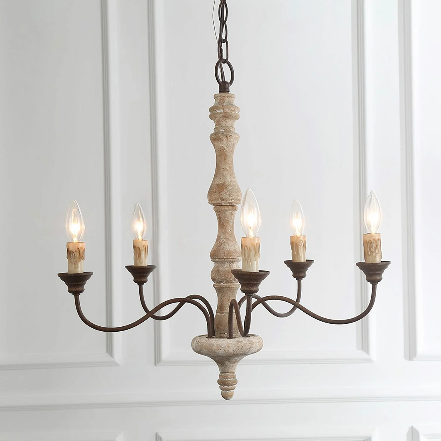 Aurora Chandelier Candlestick Farmhouse Rustic - Image 14