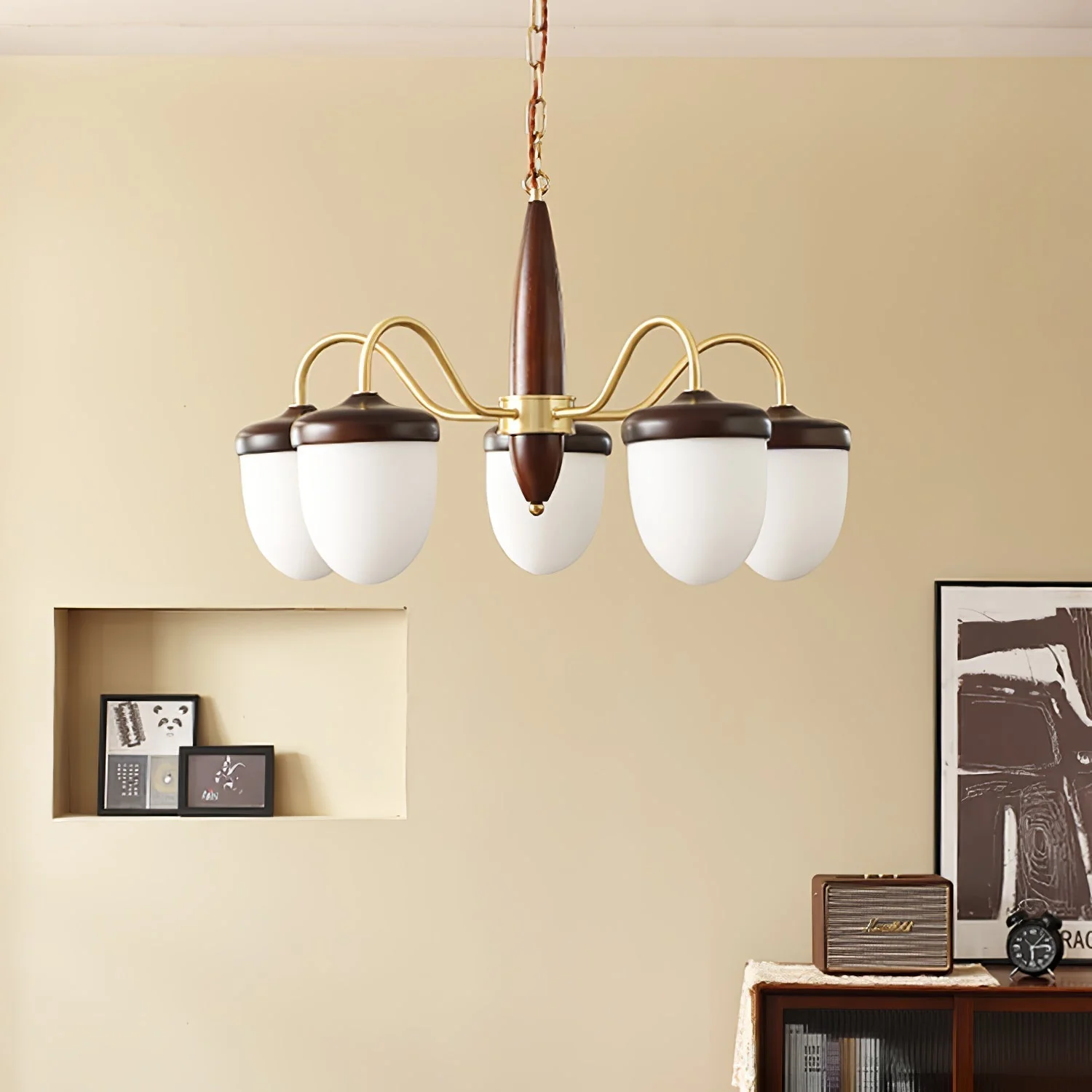 Aurora Chandelier Capsule Arm Rustic - Image 2