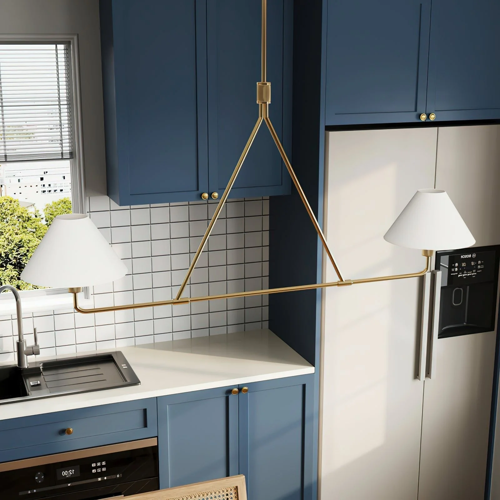 Aurora Chandelier Cone Shade Minimalist - Image 20