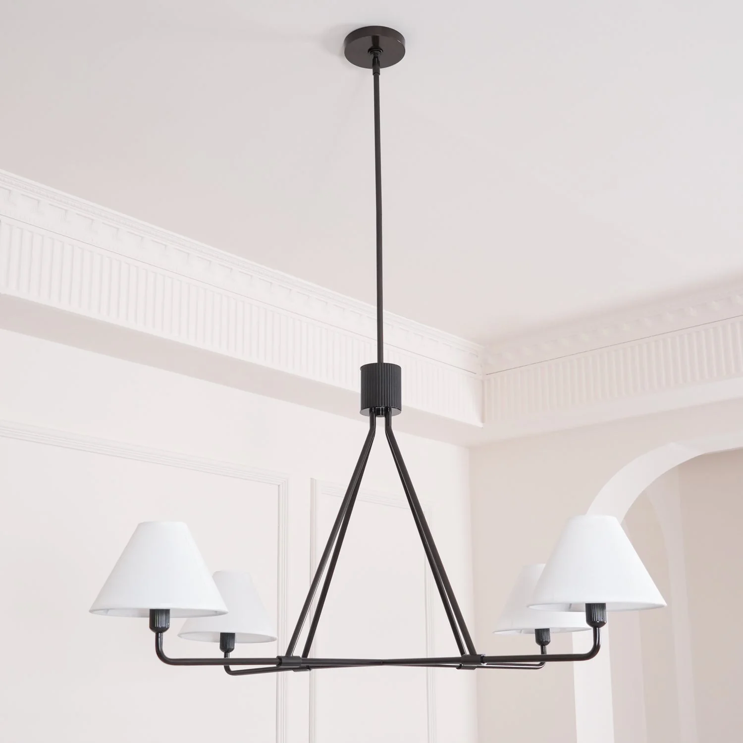 Aurora Chandelier Cone Shade Minimalist - Image 38