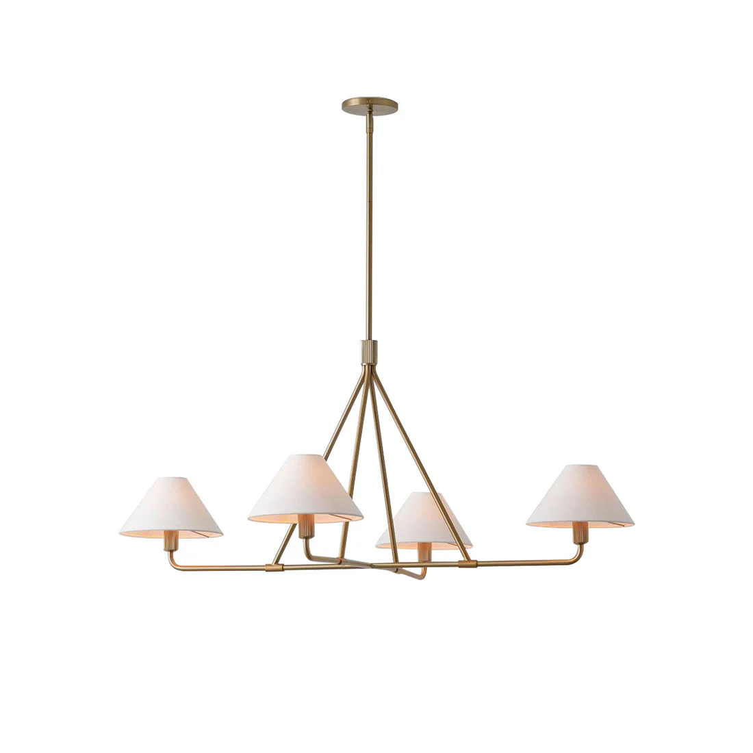Aurora Chandelier Cone Shade Minimalist - Image 43