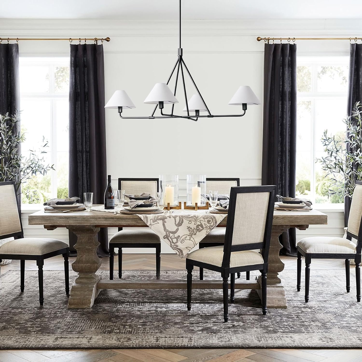 Aurora Chandelier Cone Shade Minimalist - Image 68