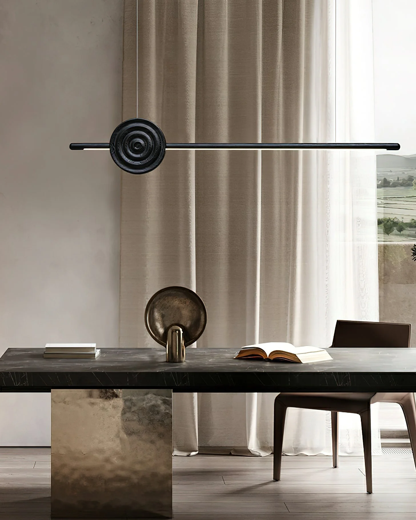 Aurora Chandelier Erhu Wood - Image 18