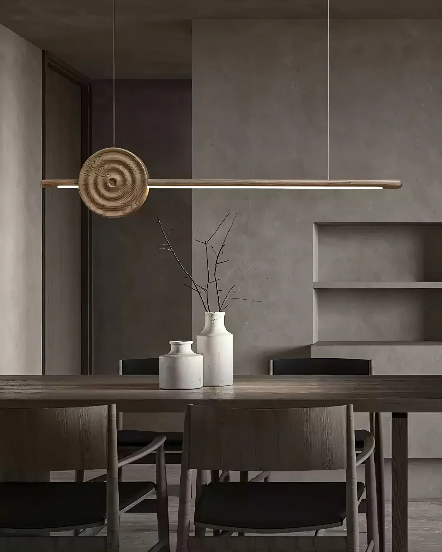 Aurora Chandelier Erhu Wood - Image 20