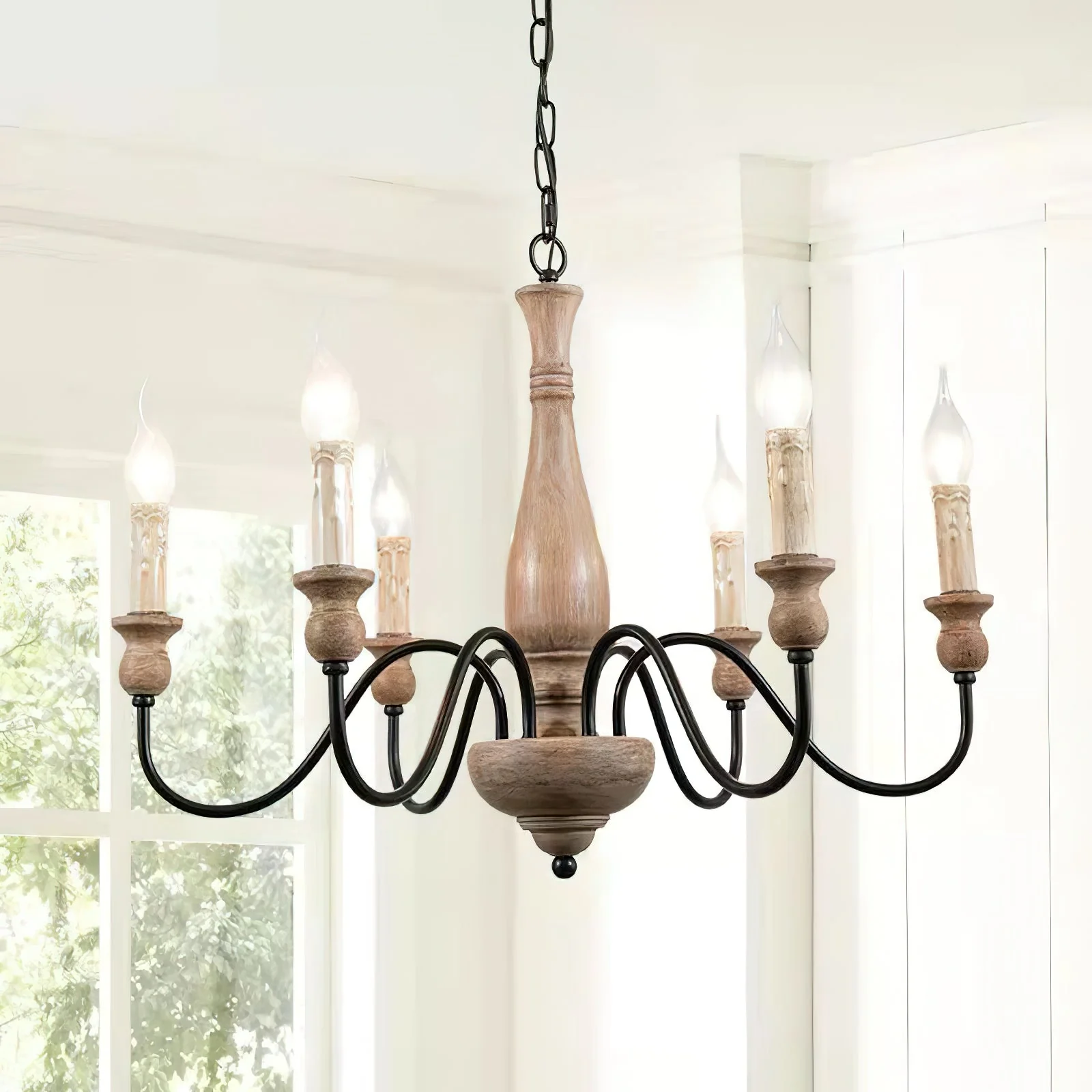 Aurora Chandelier Farmhouse Rustic - Image 12