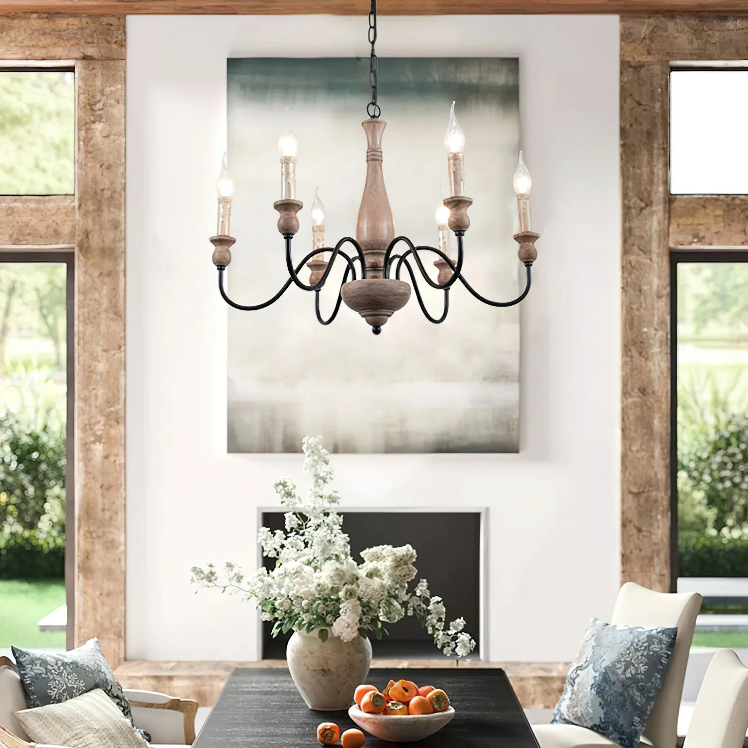 Aurora Chandelier Farmhouse Rustic - Image 23