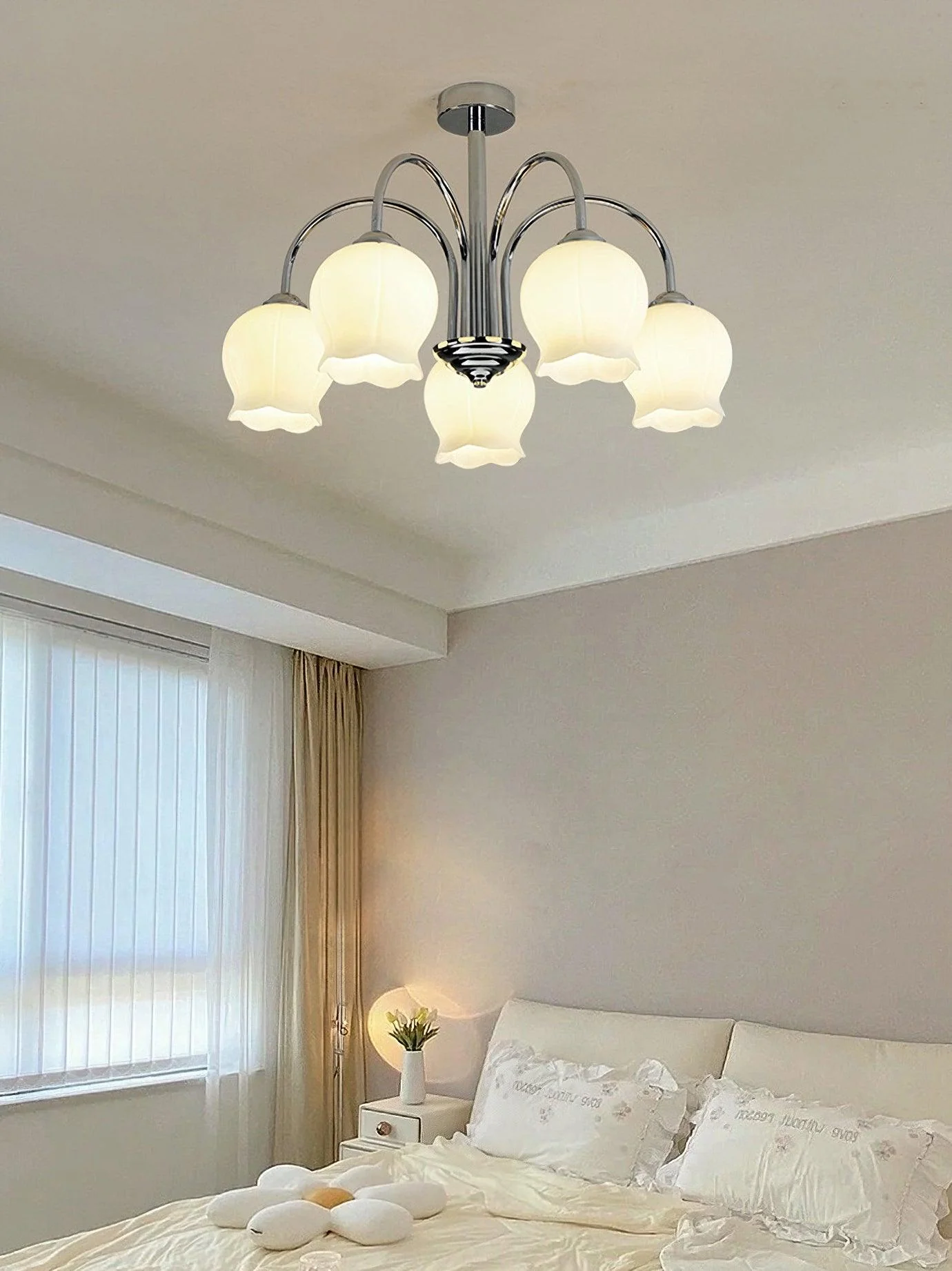 Aurora Chandelier Floral Glass - Image 9