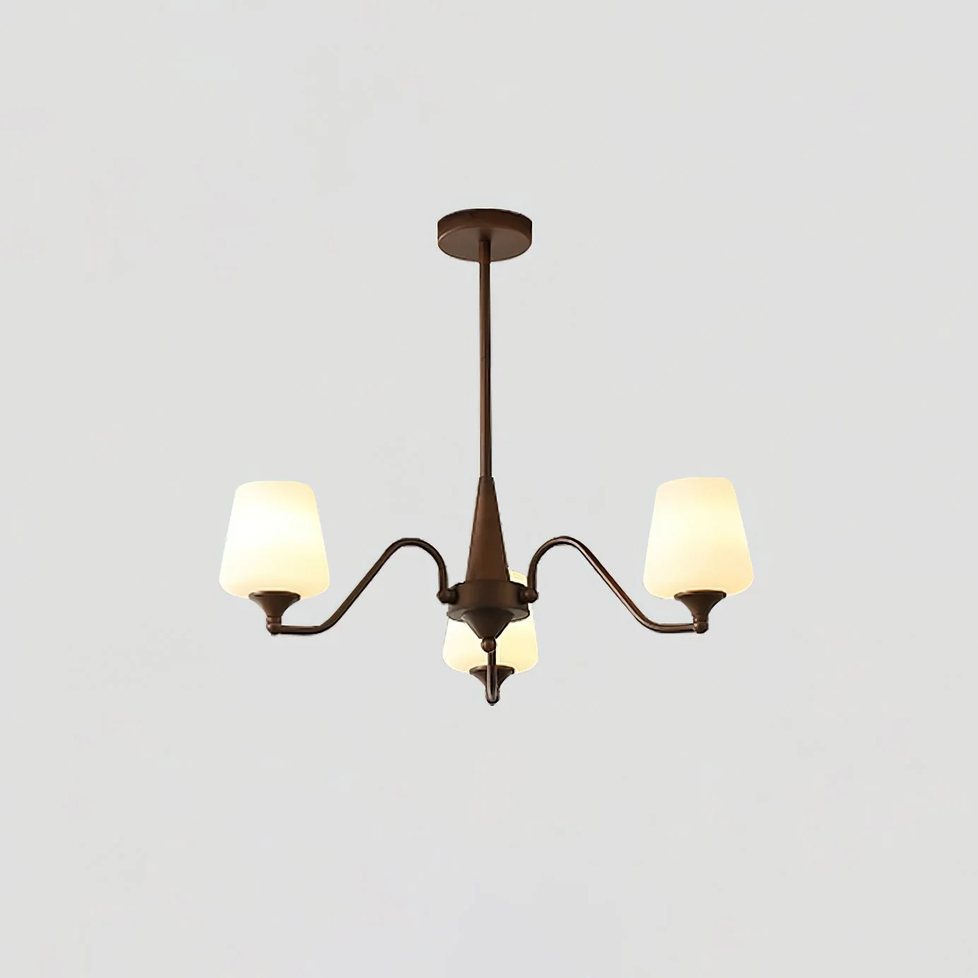 Aurora Chandelier Frosted Glass Shades - Image 18