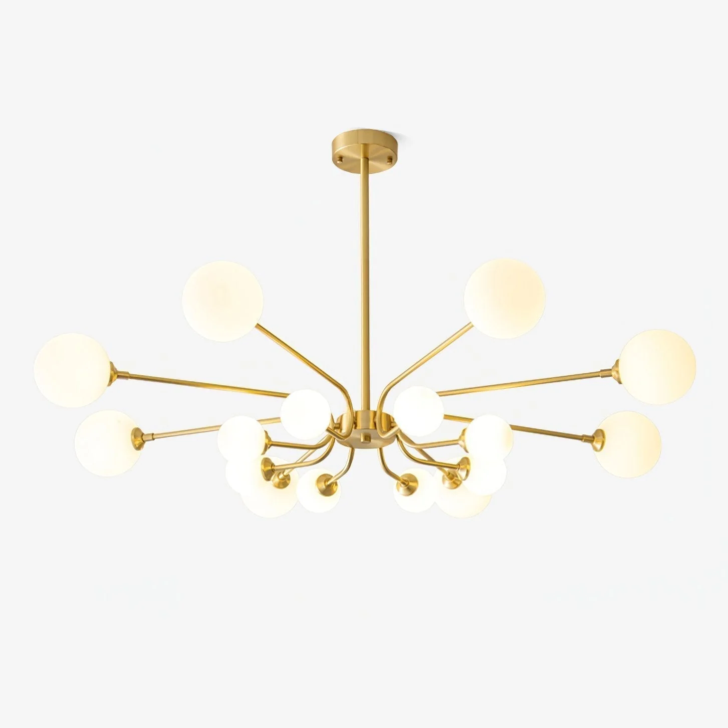 Aurora Chandelier Globe Arm Modern
