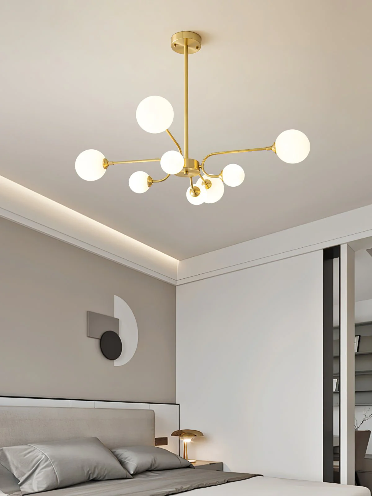 Aurora Chandelier Globe Arm Modern - Image 24