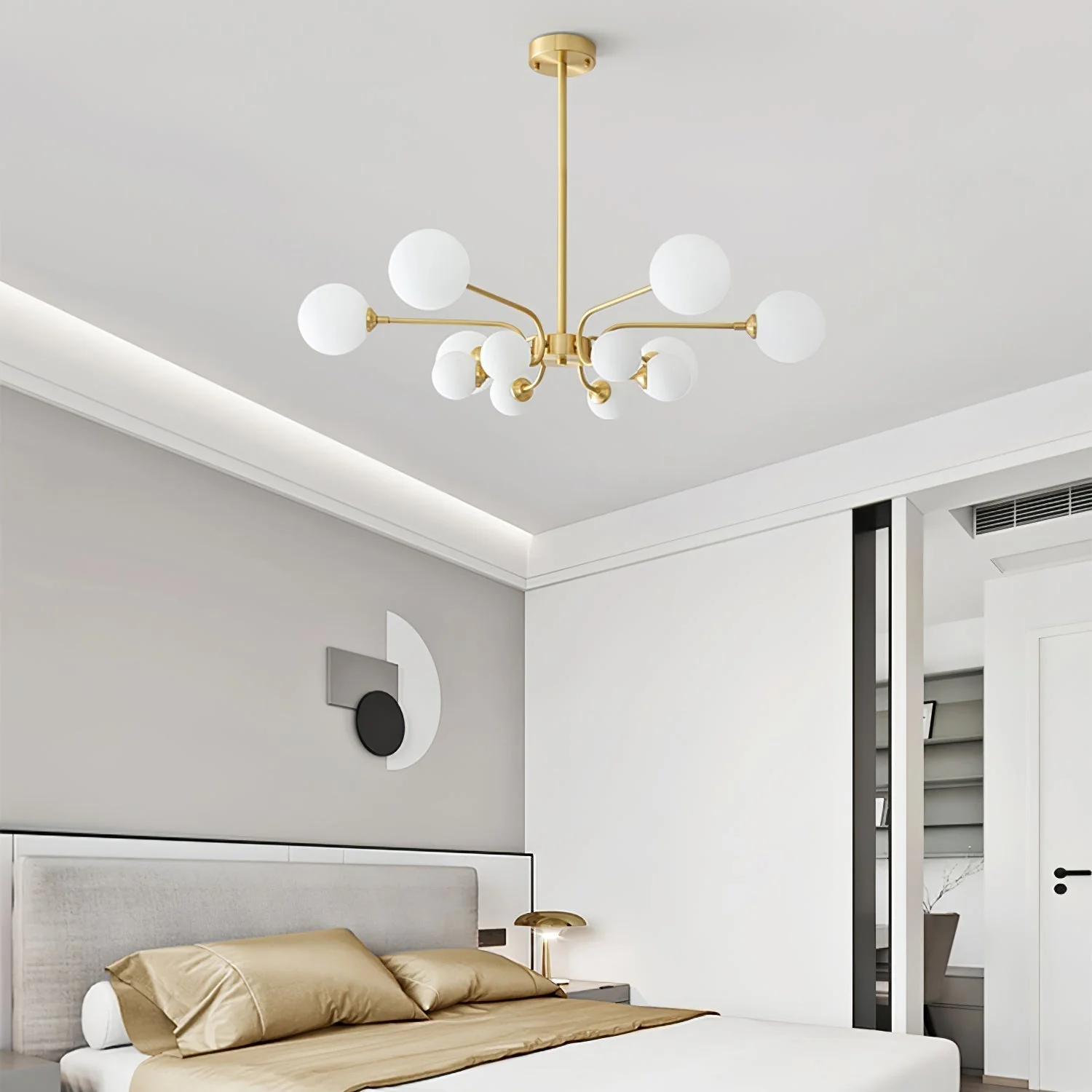 Aurora Chandelier Globe Arm Modern - Image 30
