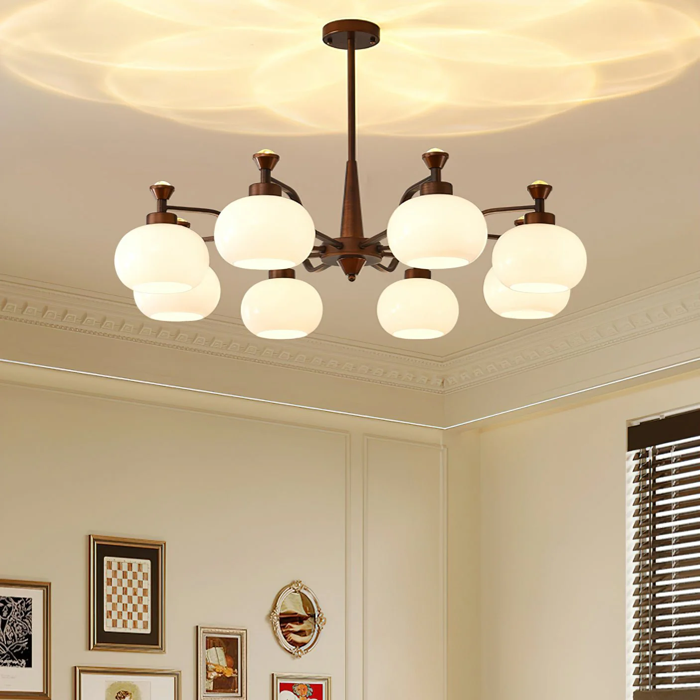 Aurora Chandelier Globe Spotlight - Image 4