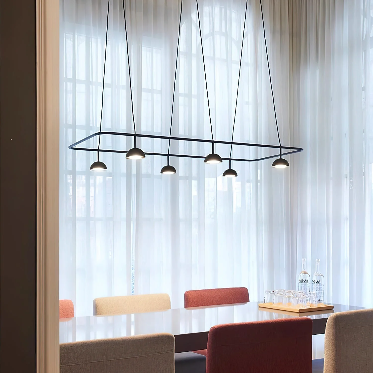 Aurora Chandelier LED Sleek - Image 14
