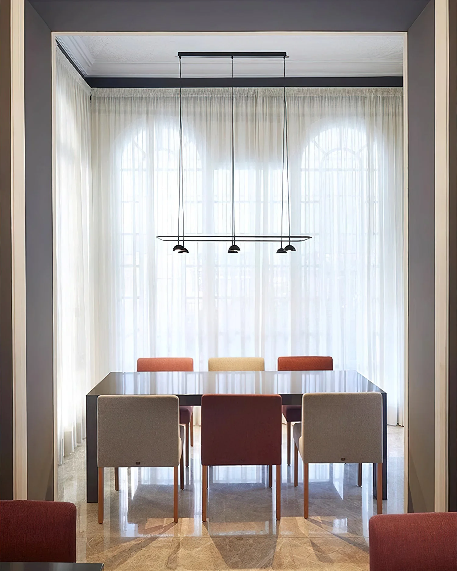 Aurora Chandelier LED Sleek - Image 16
