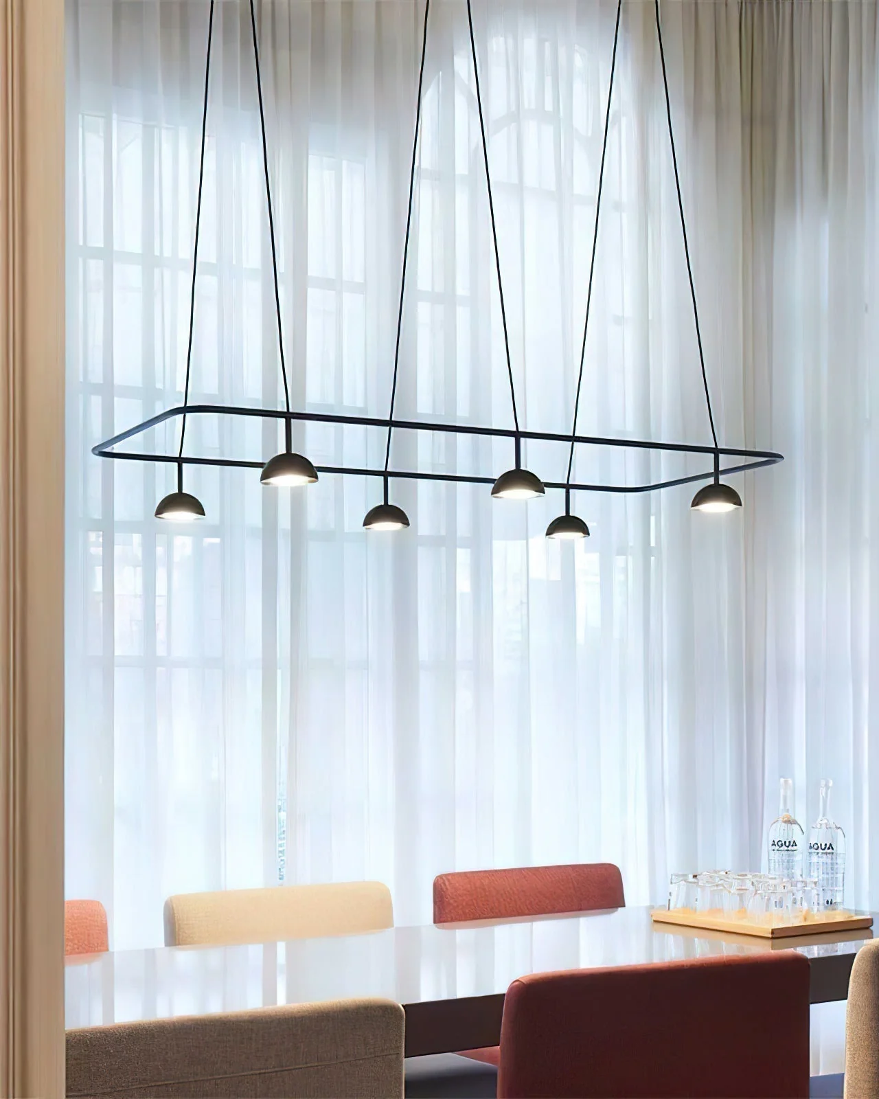 Aurora Chandelier LED Sleek - Image 19
