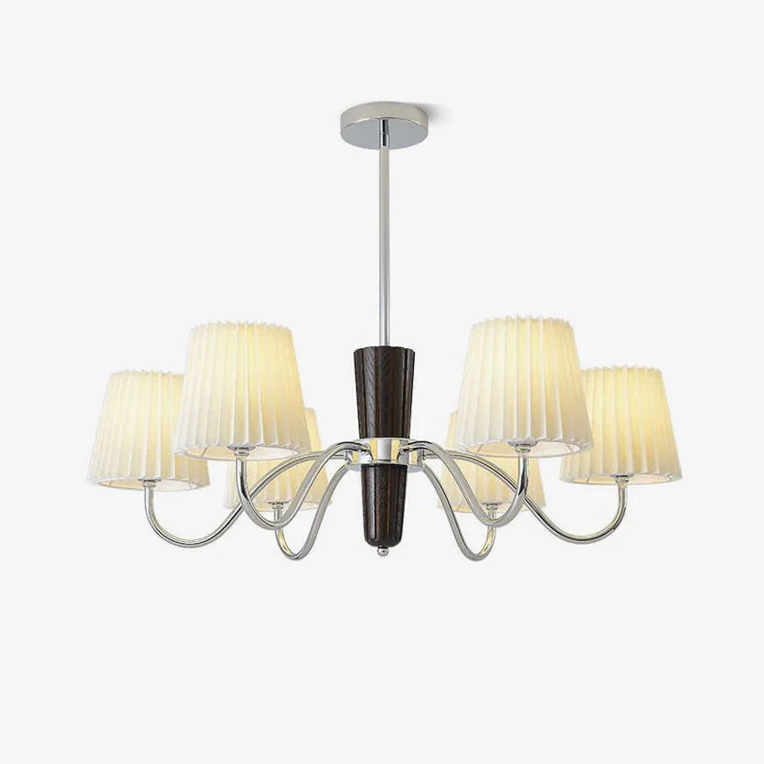 Aurora Chandelier Pleated Fabric Classic