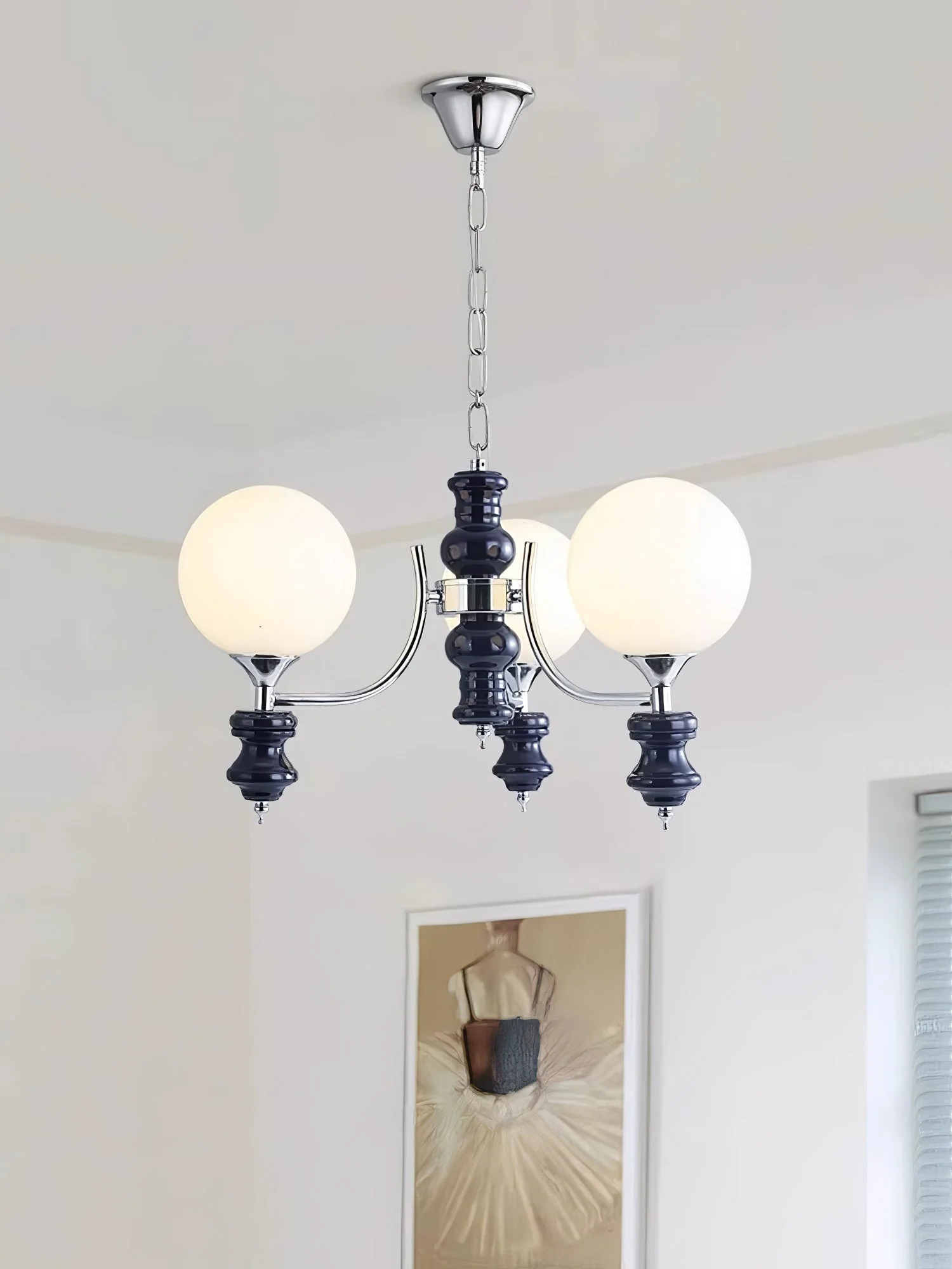 Aurora Chandelier Regal Orb Frosted - Image 12