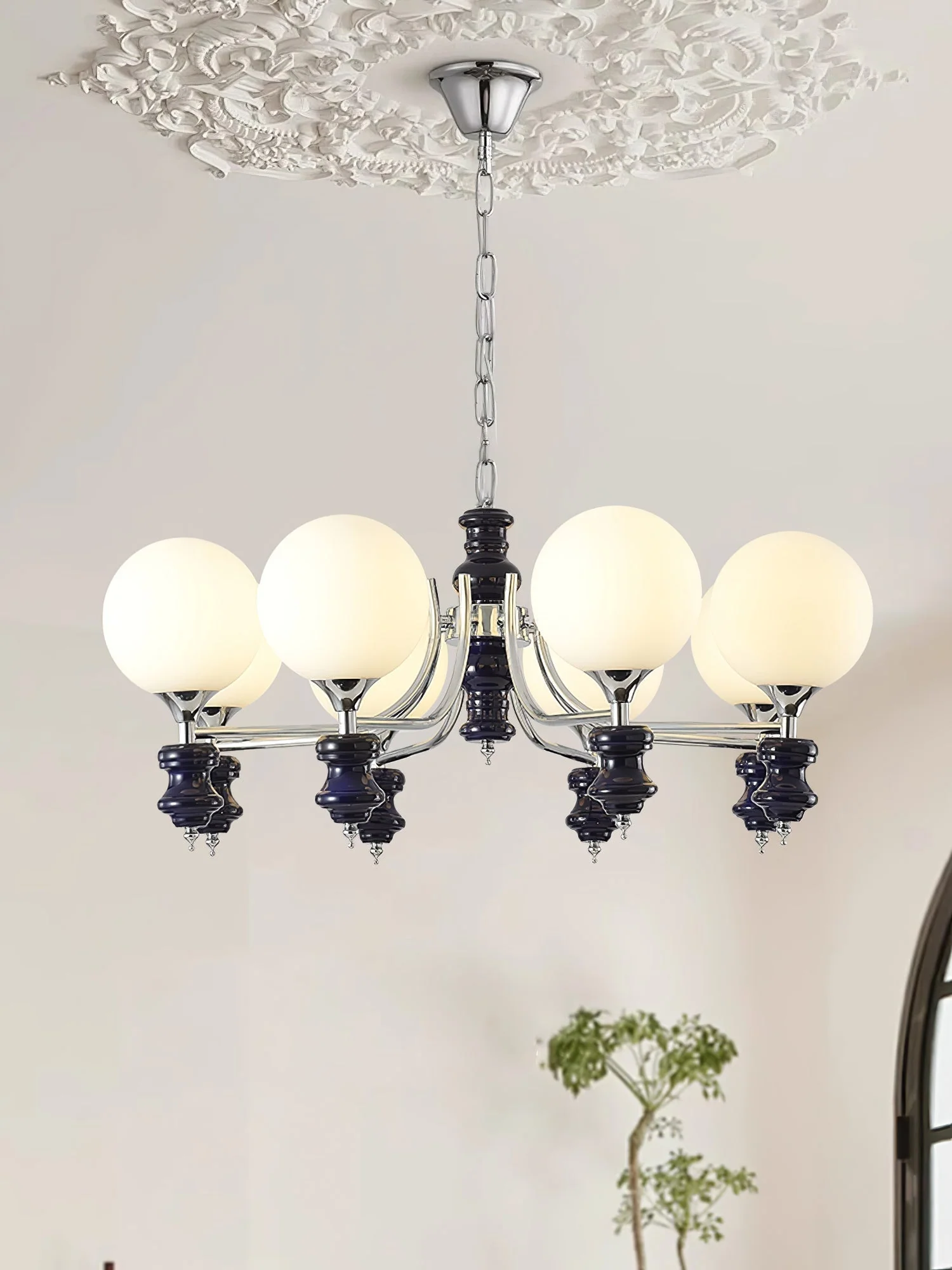 Aurora Chandelier Regal Orb Frosted - Image 23