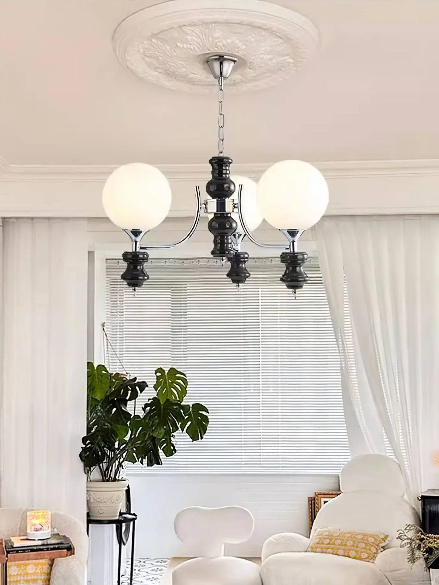 Aurora Chandelier Regal Orb Frosted - Image 38