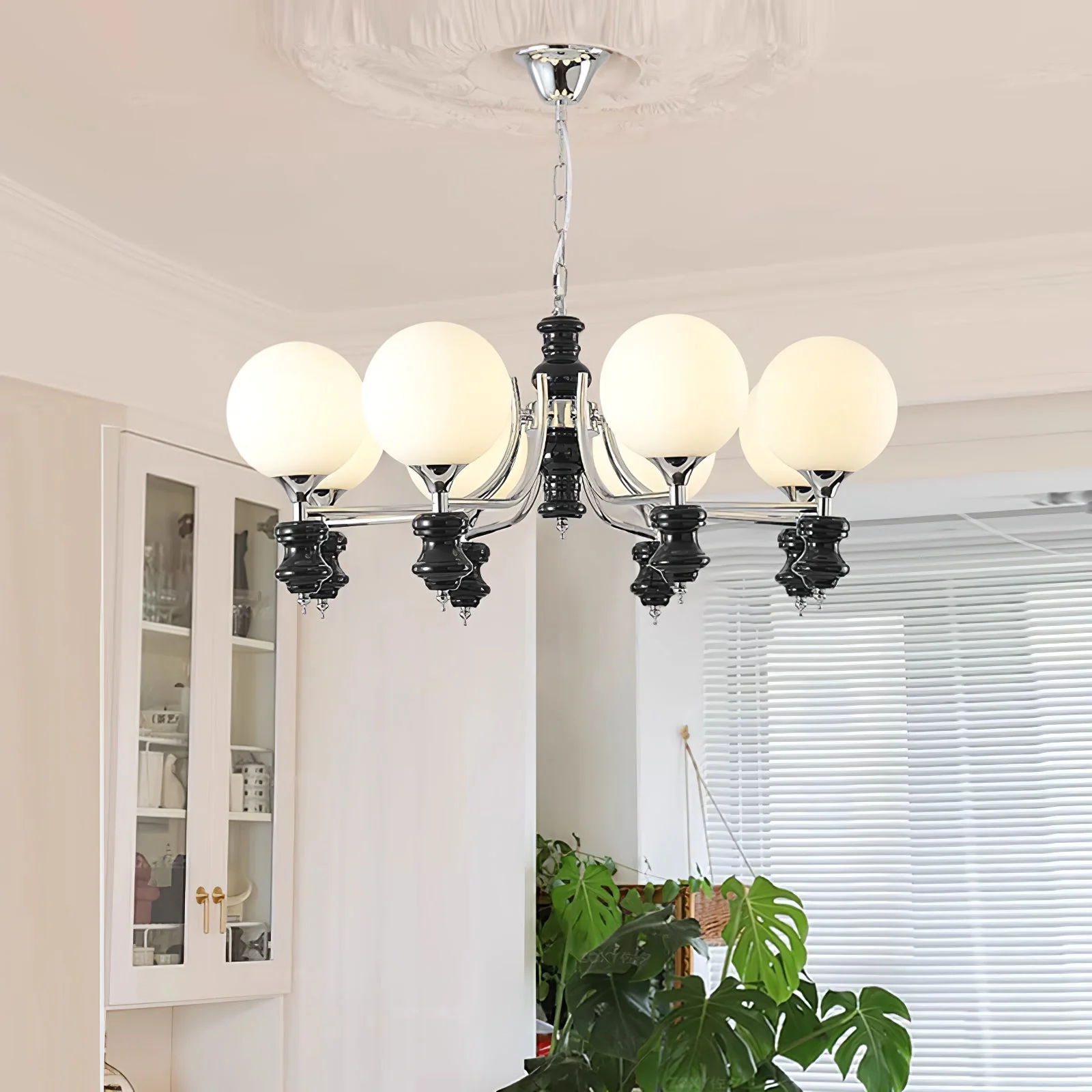 Aurora Chandelier Regal Orb Frosted - Image 4