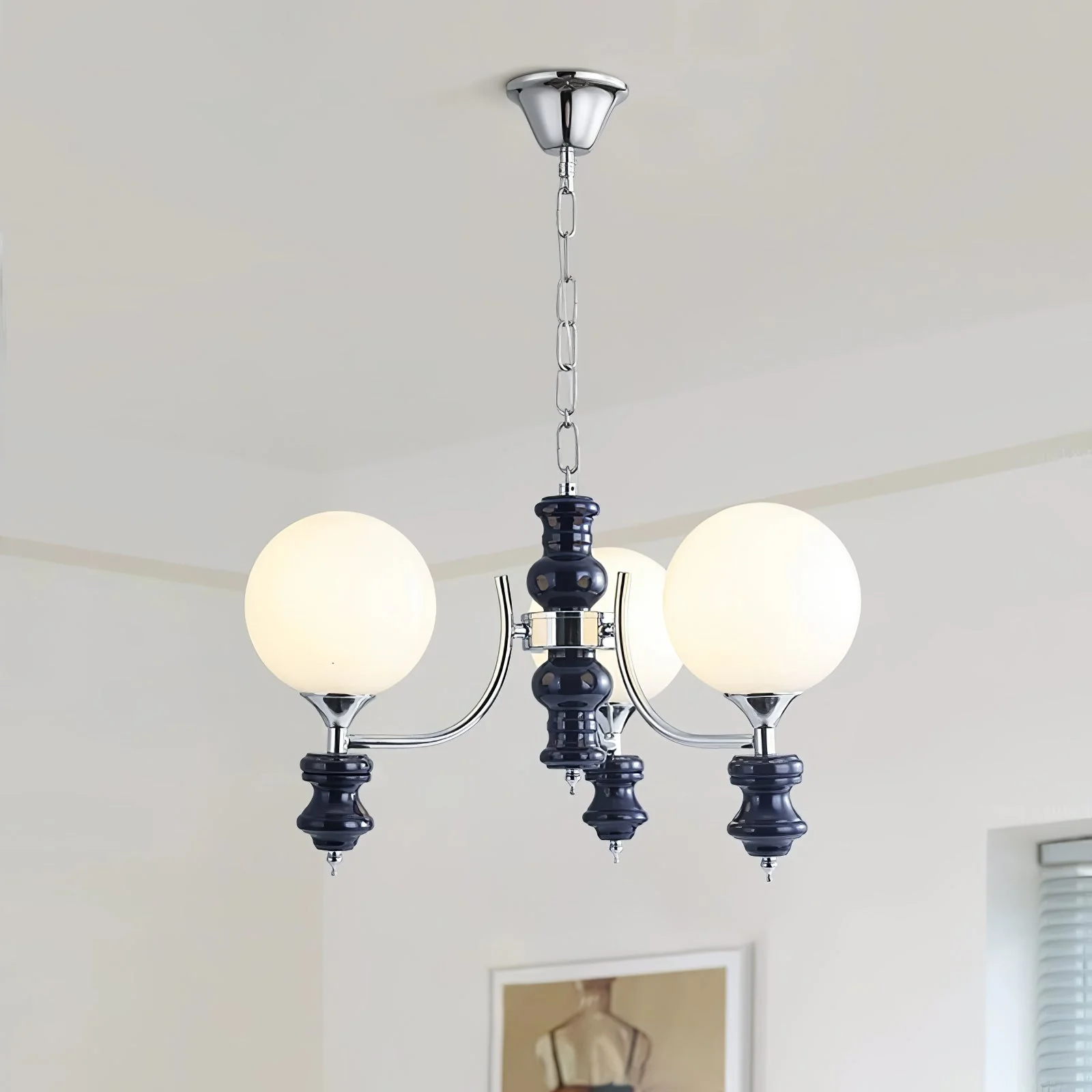 Aurora Chandelier Regal Orb Frosted - Image 9
