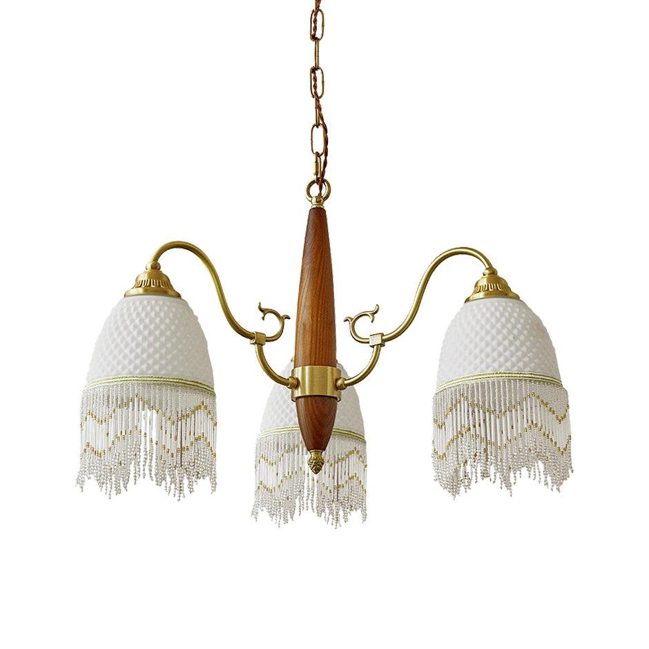Aurora Chandelier Tassel Glass Vintage - Image 21