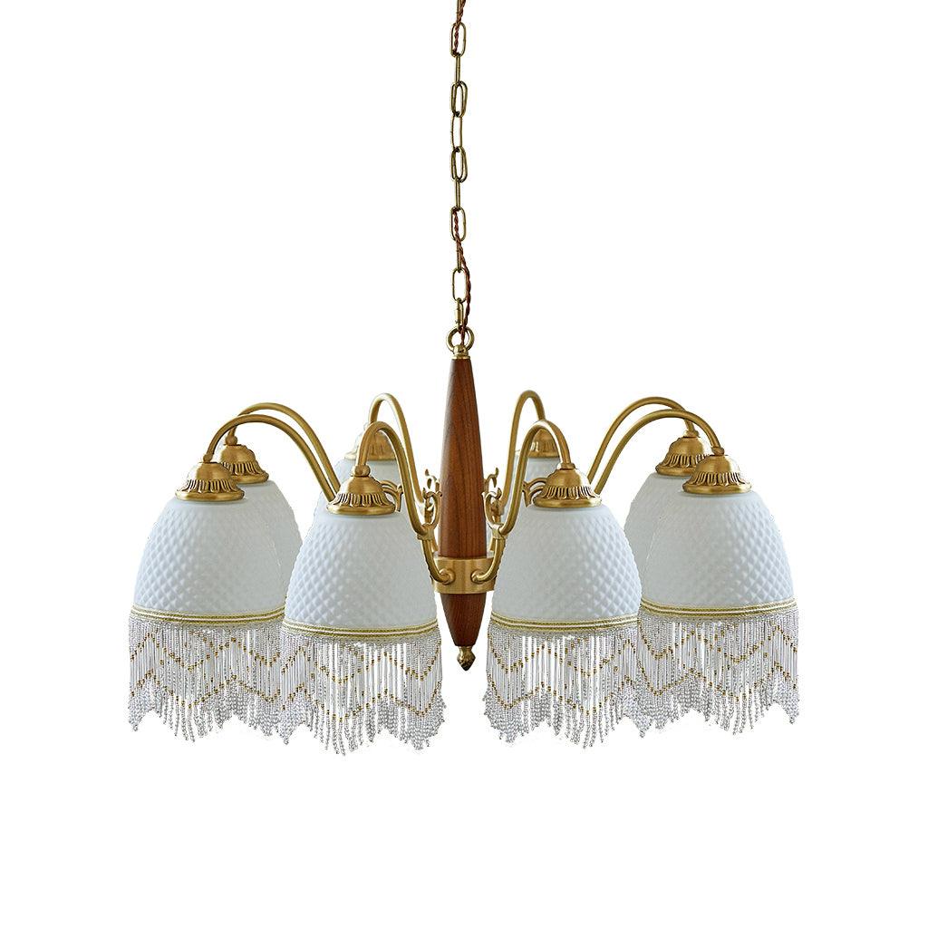 Aurora Chandelier Tassel Glass Vintage - Image 24