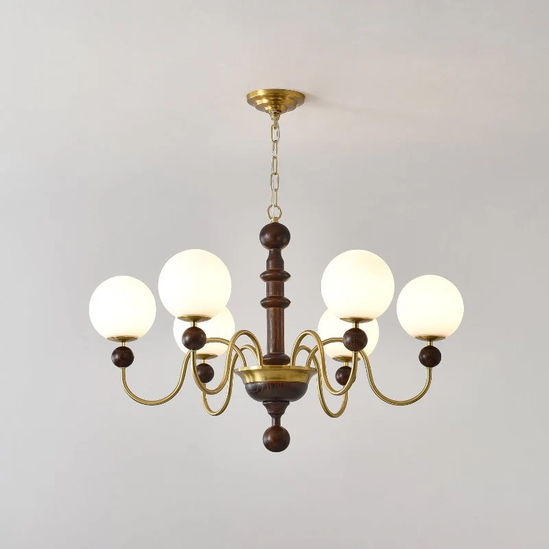 Aurora Chandelier Vintage Curved Sphere - Image 10