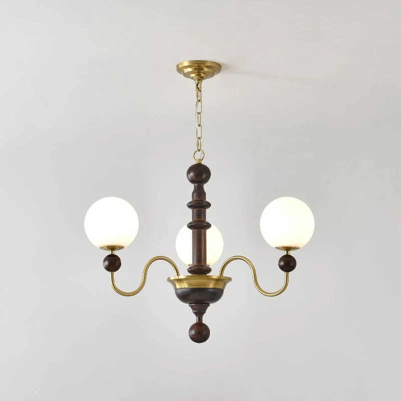 Aurora Chandelier Vintage Curved Sphere - Image 16