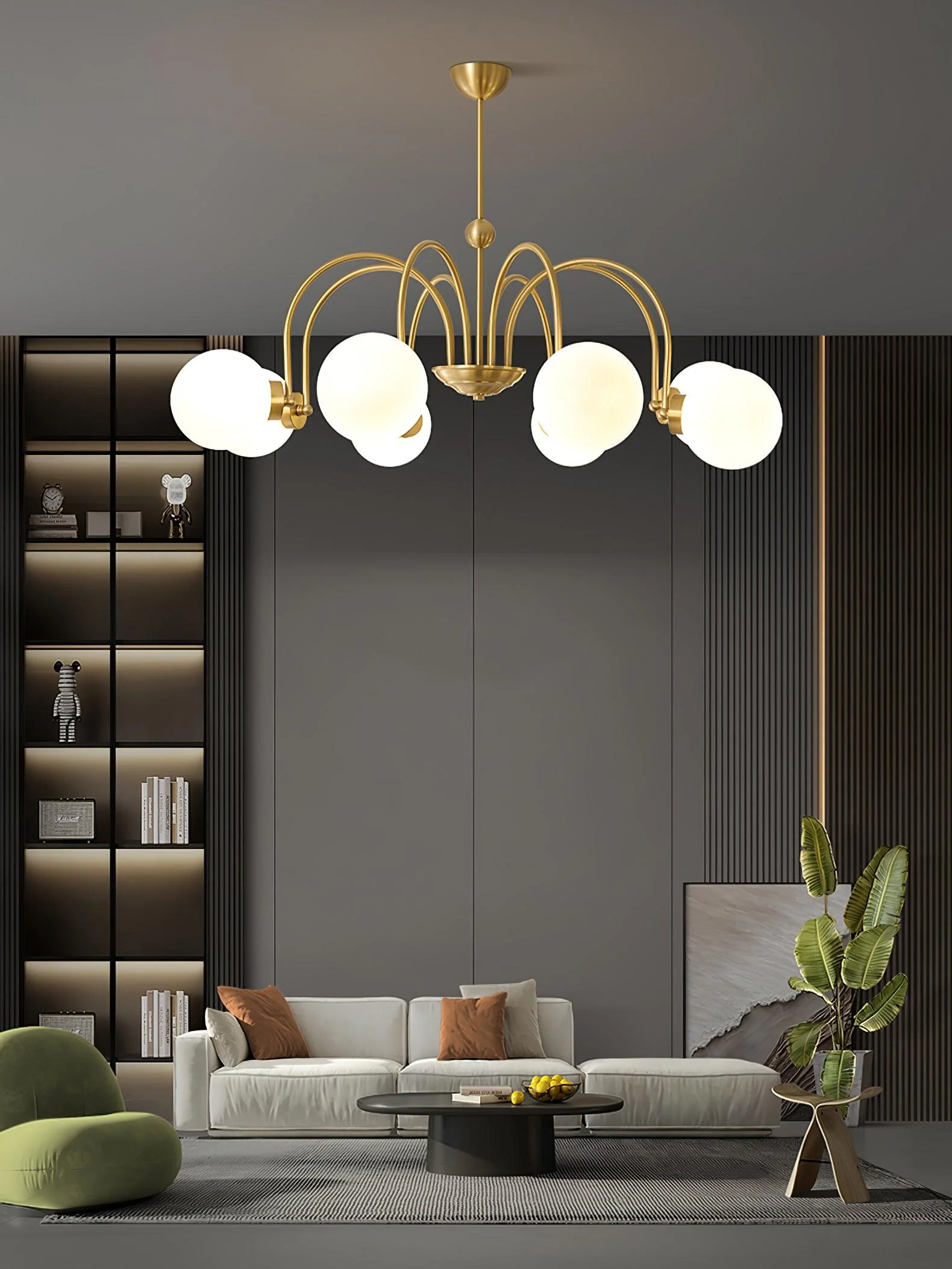 Aurora Luxe Glass Chandelier - Image 32