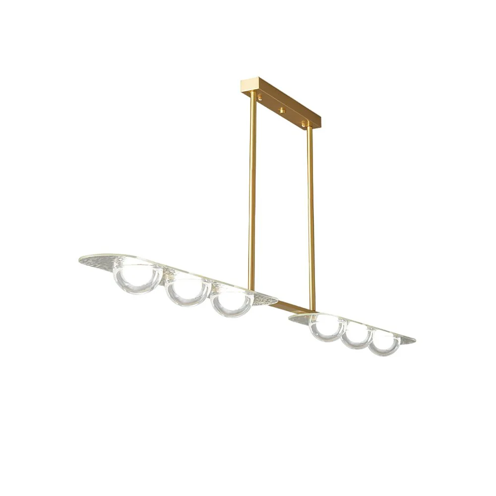 Aurora Pendant Lamp Linear Glass Minimalist - Image 12