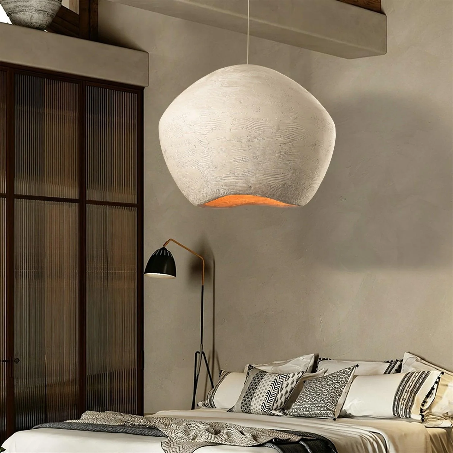 Aursore Modern Minimalist Nordic Dome Composite Pendant Lamp - Image 5