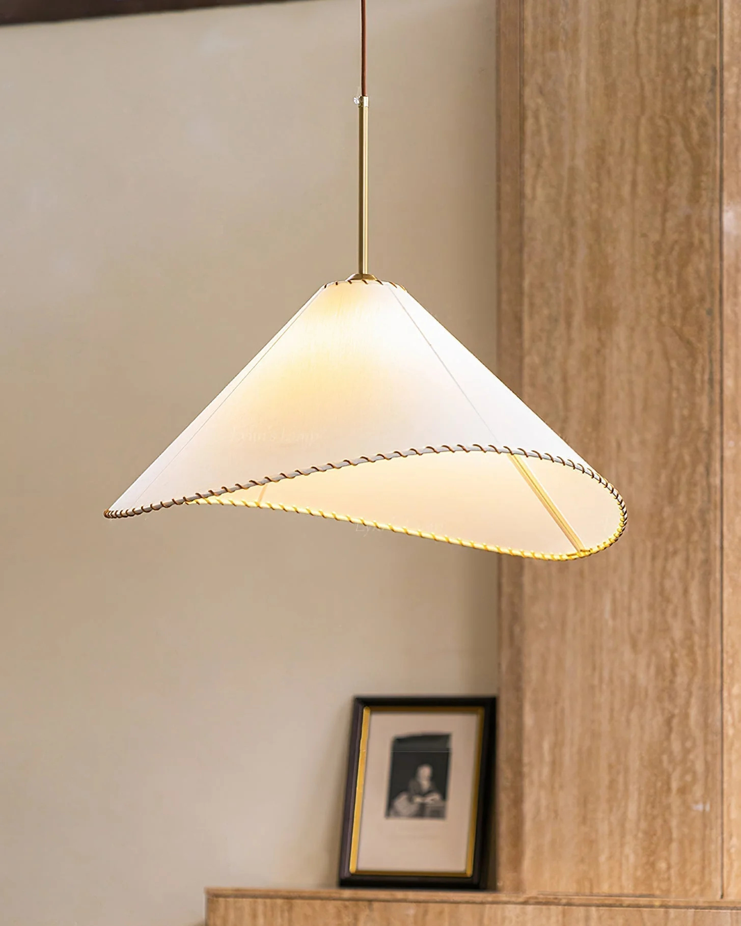 Aursoreth Nordic Twisted Shade Fabric Pendant Lamp - Image 11