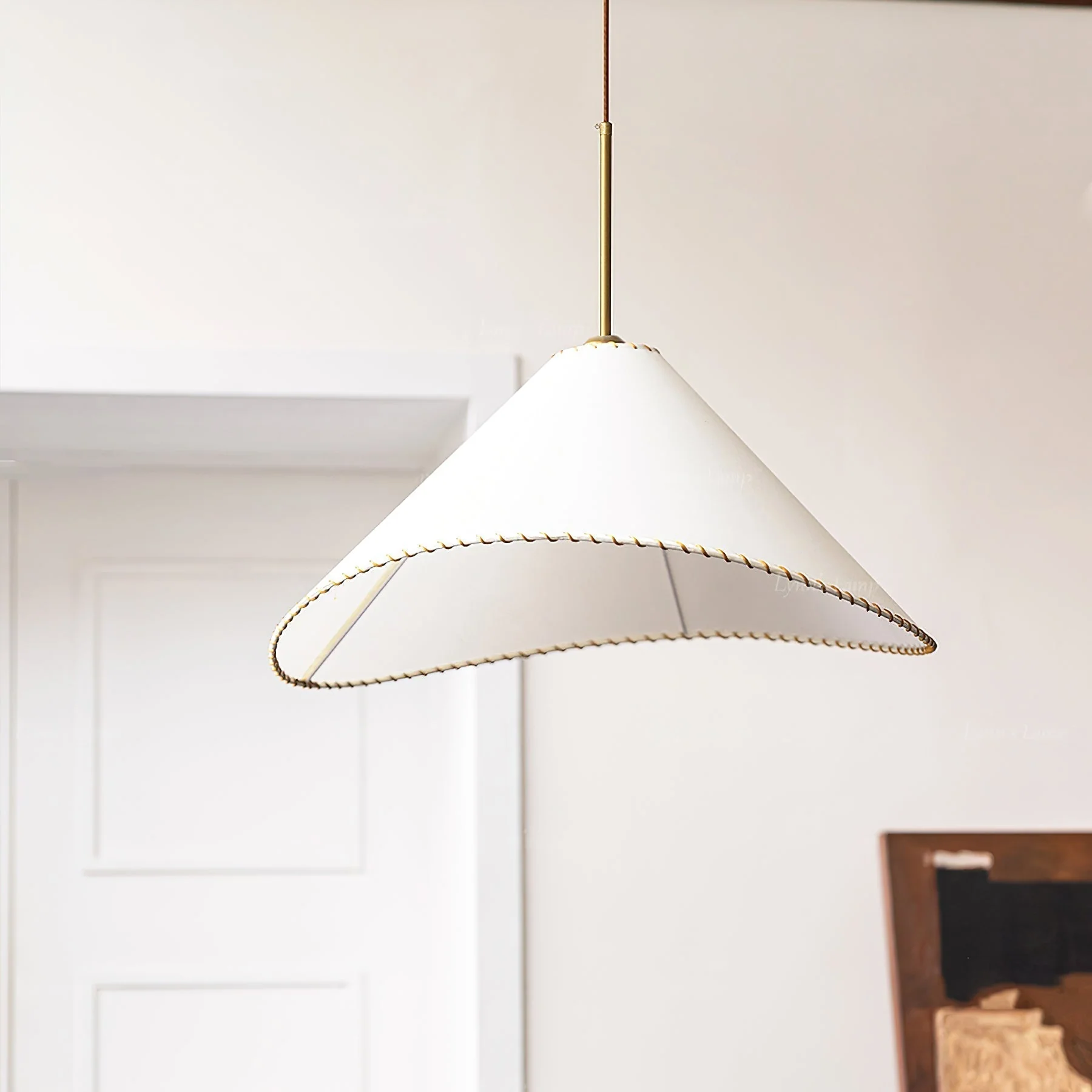 Aursoreth Nordic Twisted Shade Fabric Pendant Lamp - Image 14