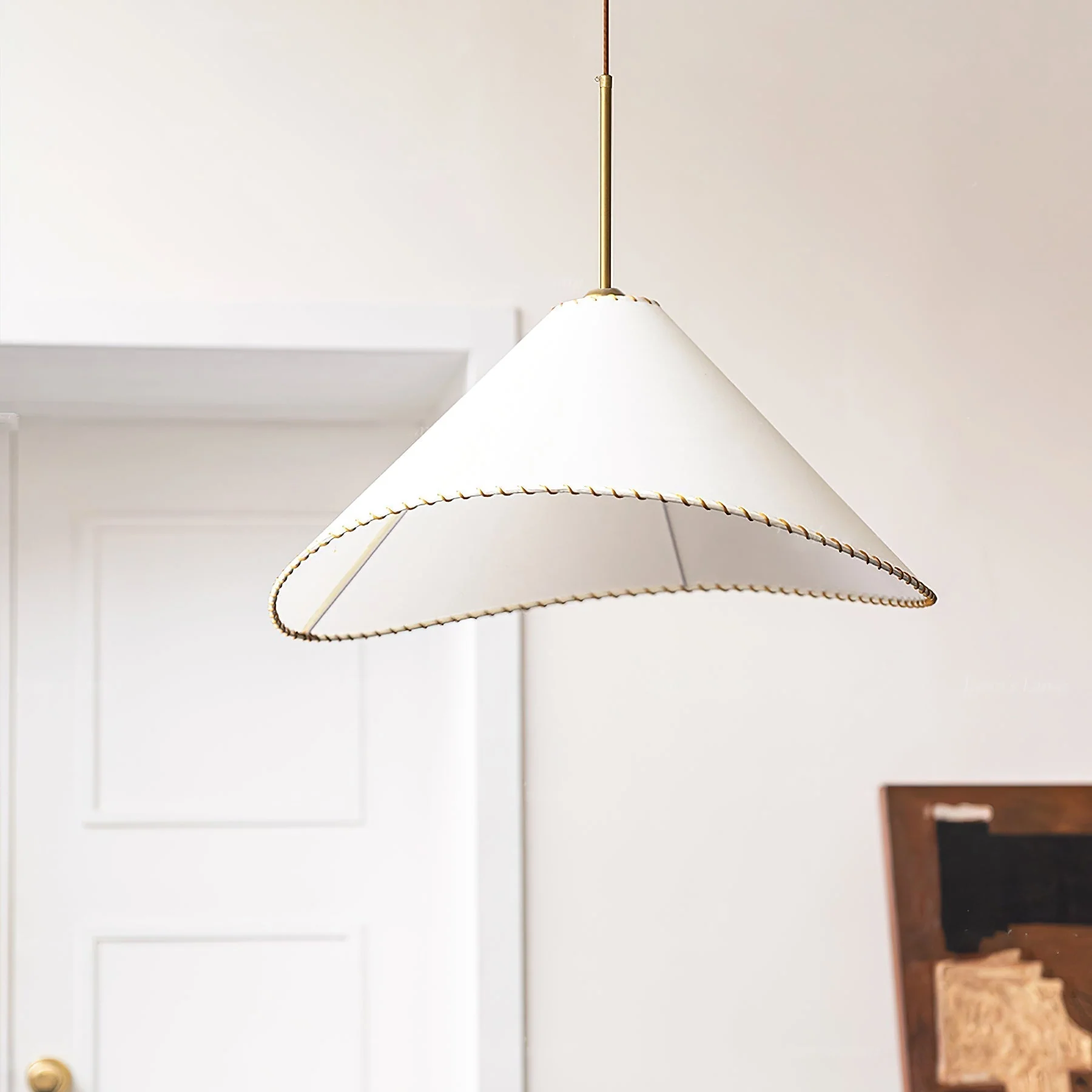 Aursoreth Nordic Twisted Shade Fabric Pendant Lamp - Image 20