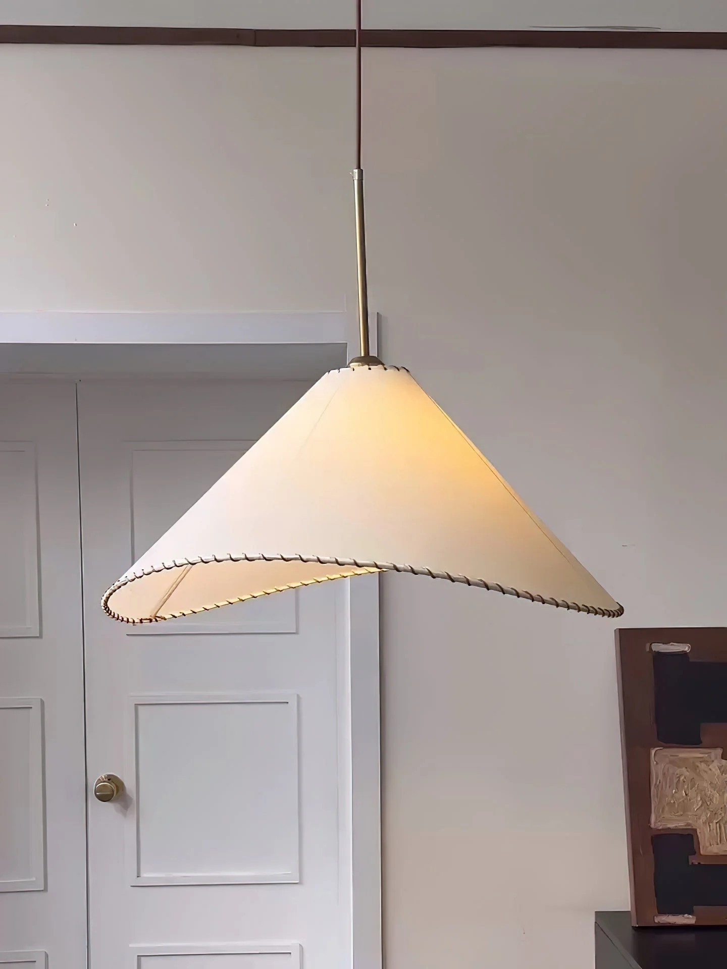 Aursoreth Nordic Twisted Shade Fabric Pendant Lamp - Image 21