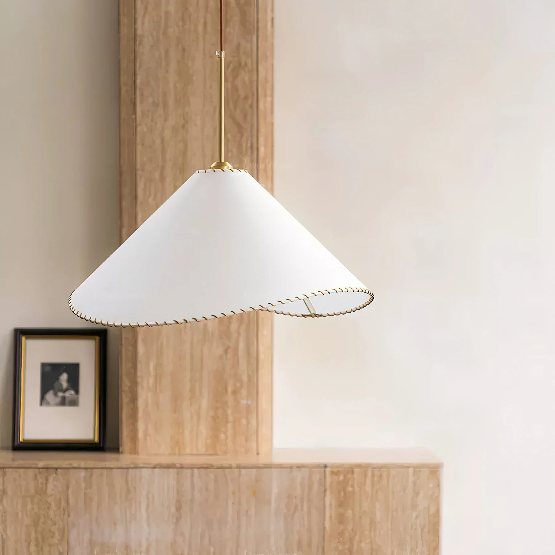 Aursoreth Nordic Twisted Shade Fabric Pendant Lamp - Image 8