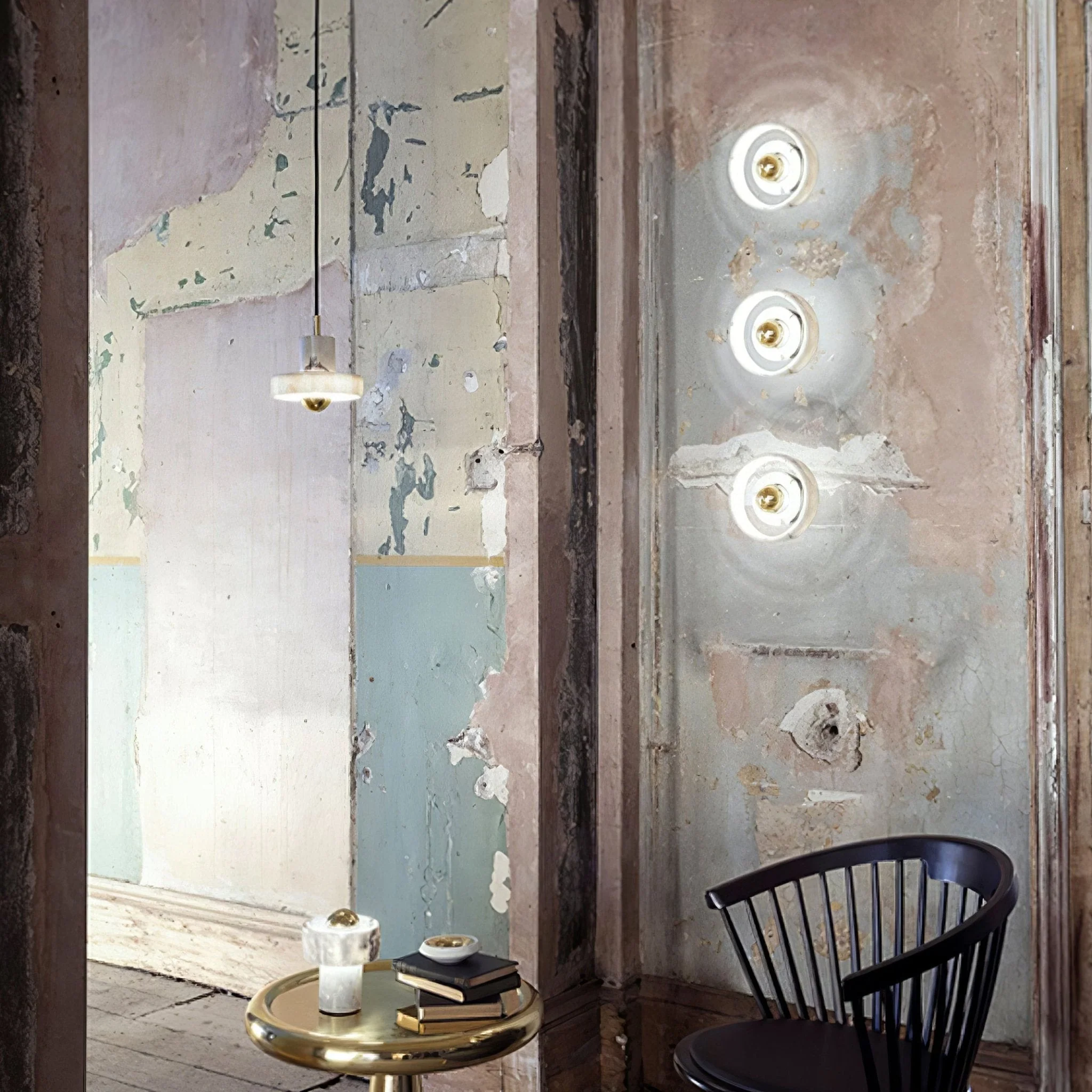 Aurvelora Premium Nordic Art Aura Marble Wall Lamp - Image 5