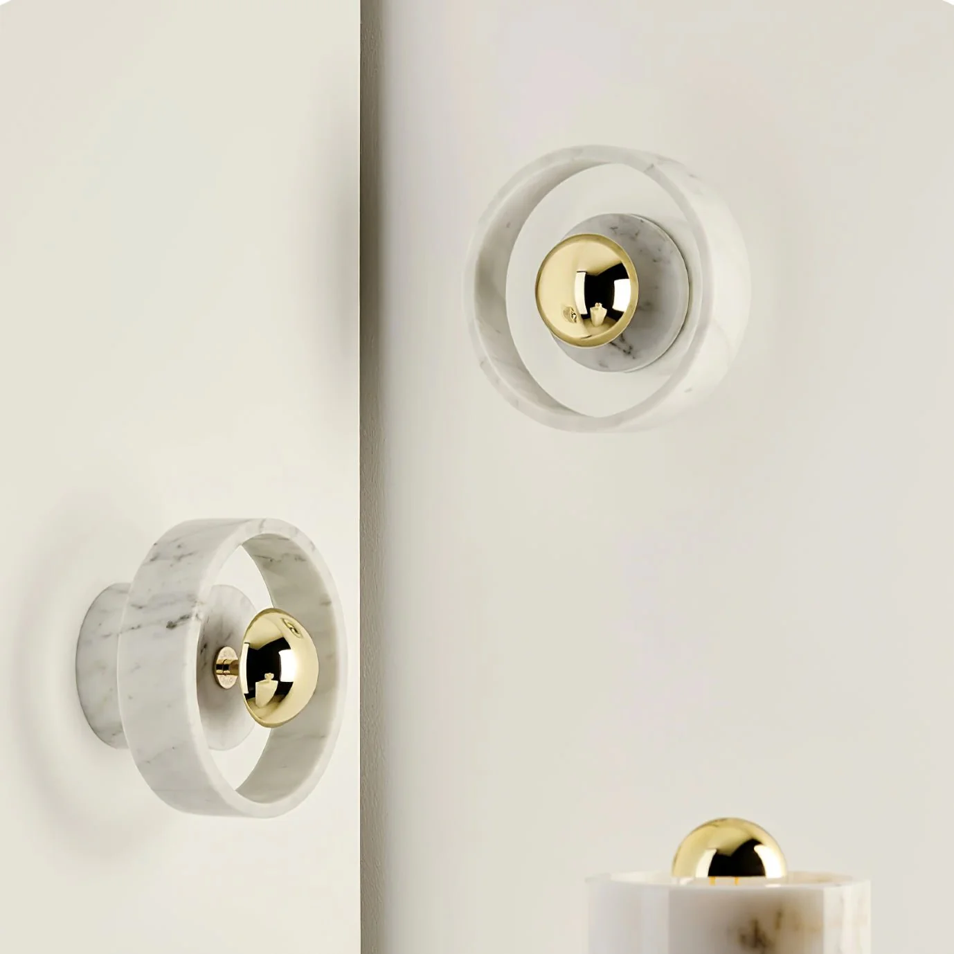 Aurvelora Premium Nordic Art Aura Marble Wall Lamp - Image 8