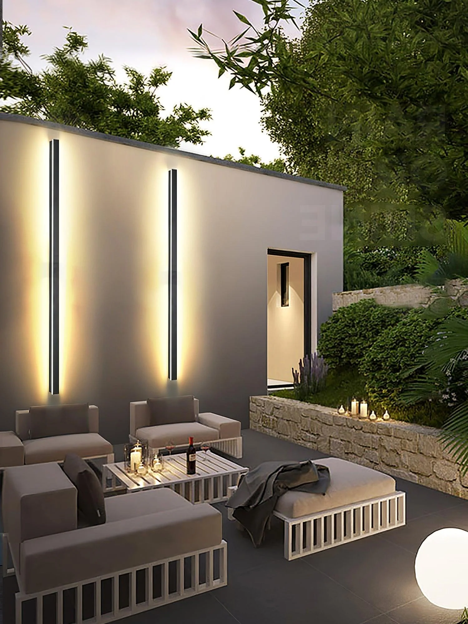 Aurvelyra Long Strip Solar Outdoor Sconce - Image 42
