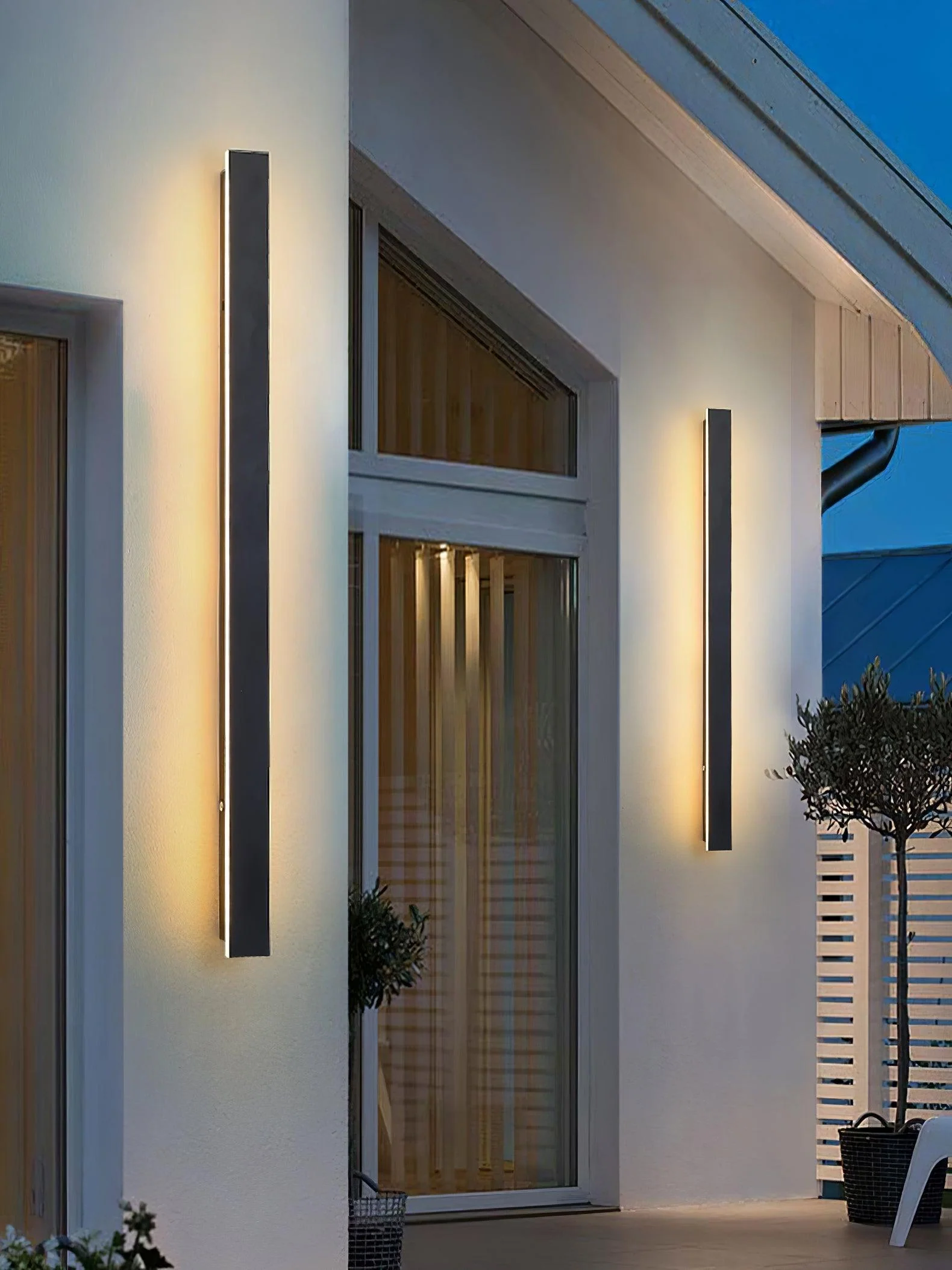 Aurvelyra Long Strip Solar Outdoor Sconce - Image 43