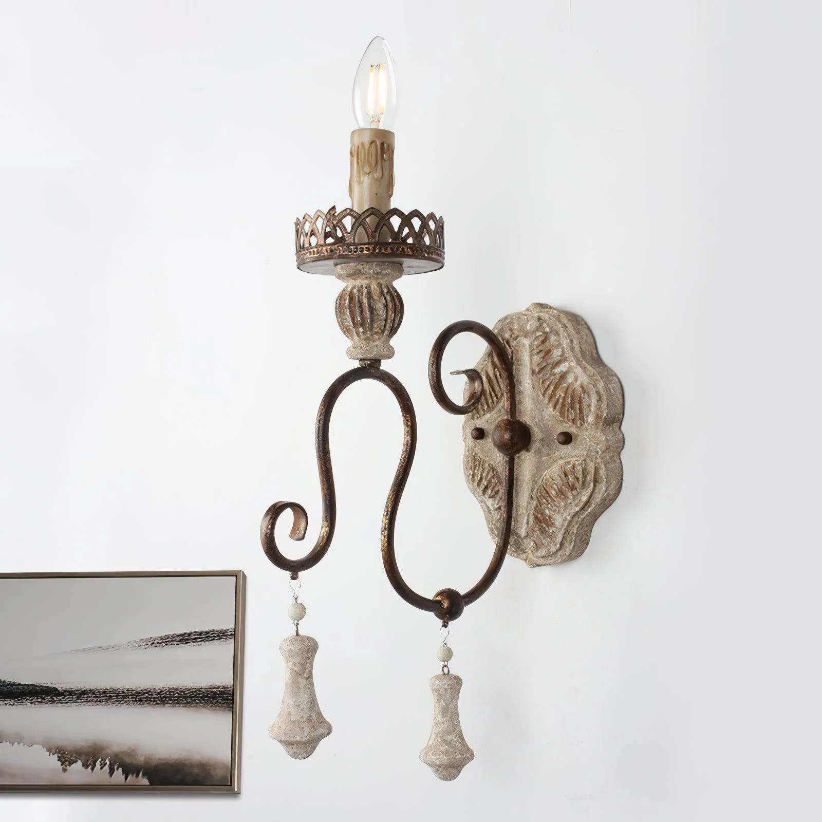 Aurzore Mid-century Traditional Sconce Wall lamp - Image 3