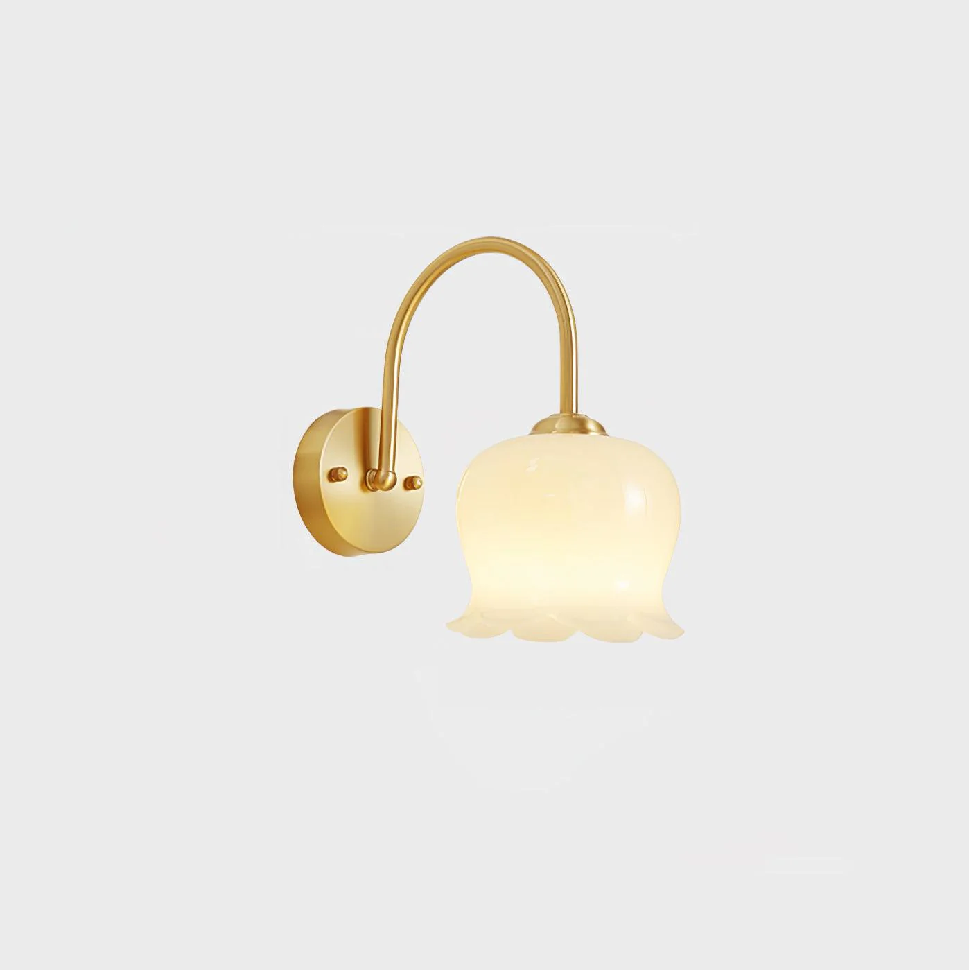 Avcarora Premium Nordic Art Brass Glass Wall Lamp - Image 19