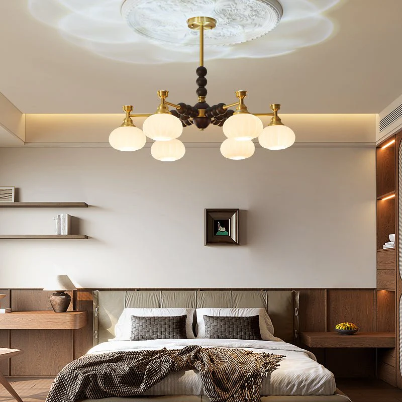 Avdorira Elegance Vintage Brass Wood Chandelier - Image 18