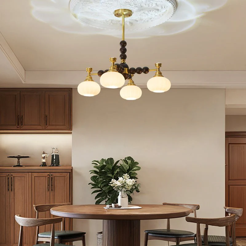 Avdorira Elegance Vintage Brass Wood Chandelier - Image 19