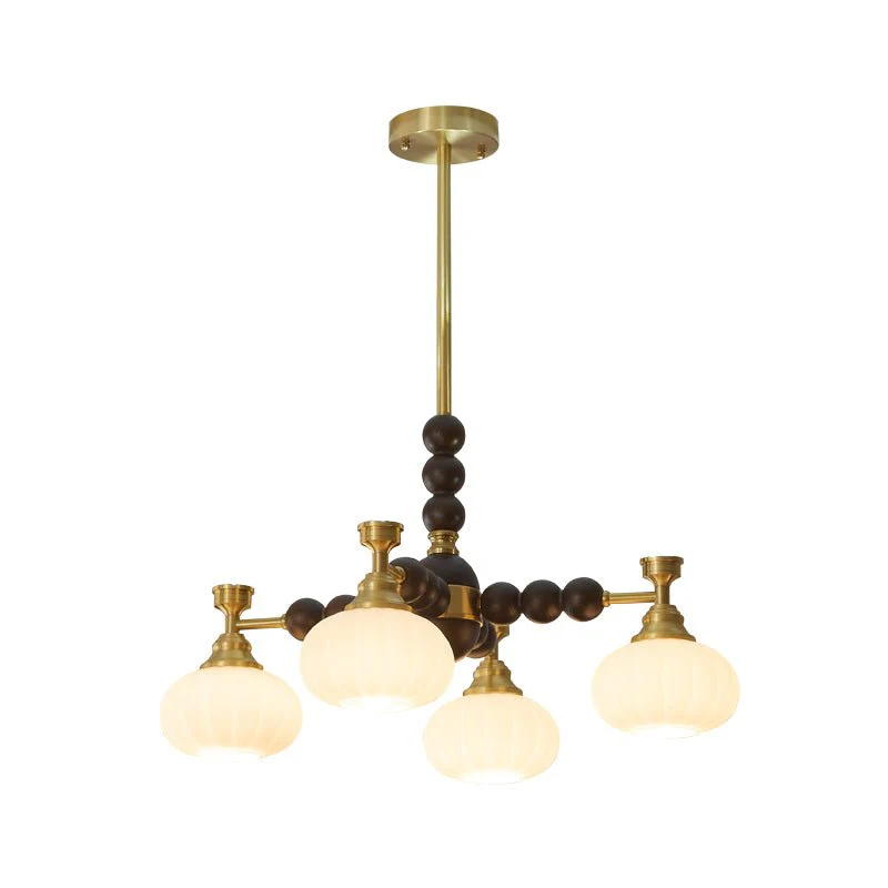 Avdorira Elegance Vintage Brass Wood Chandelier - Image 25