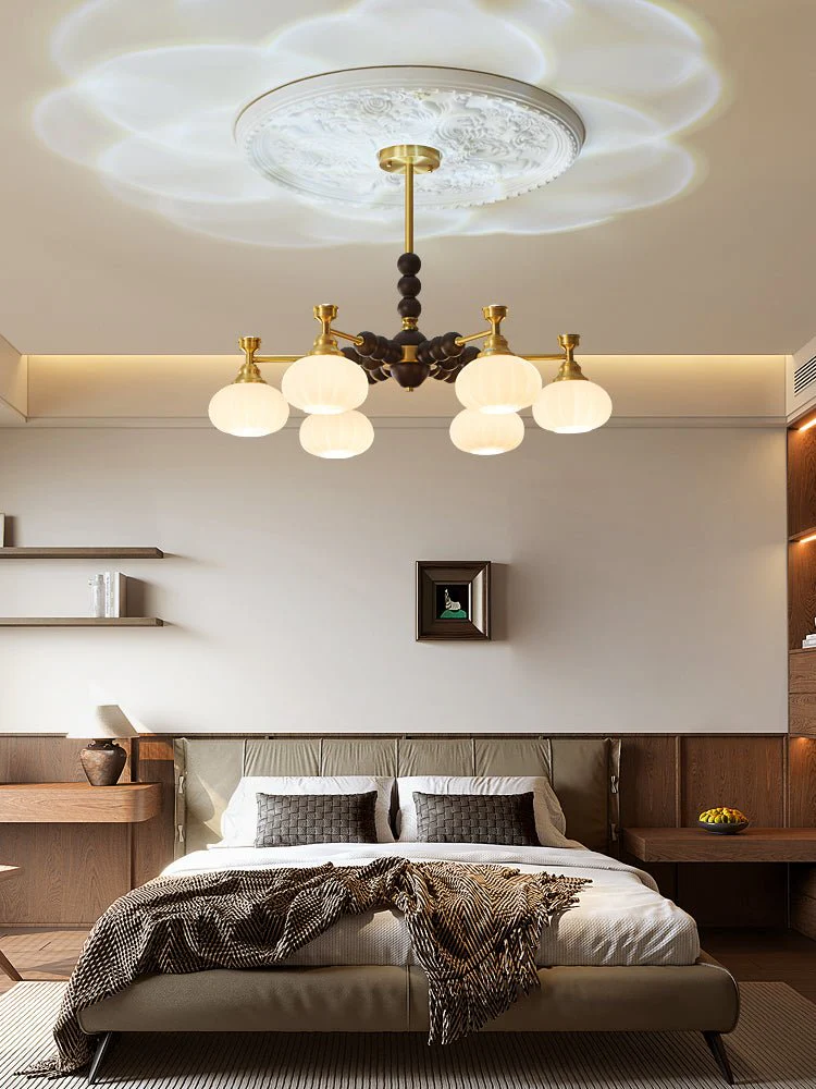 Avdorira Elegance Vintage Brass Wood Chandelier - Image 7