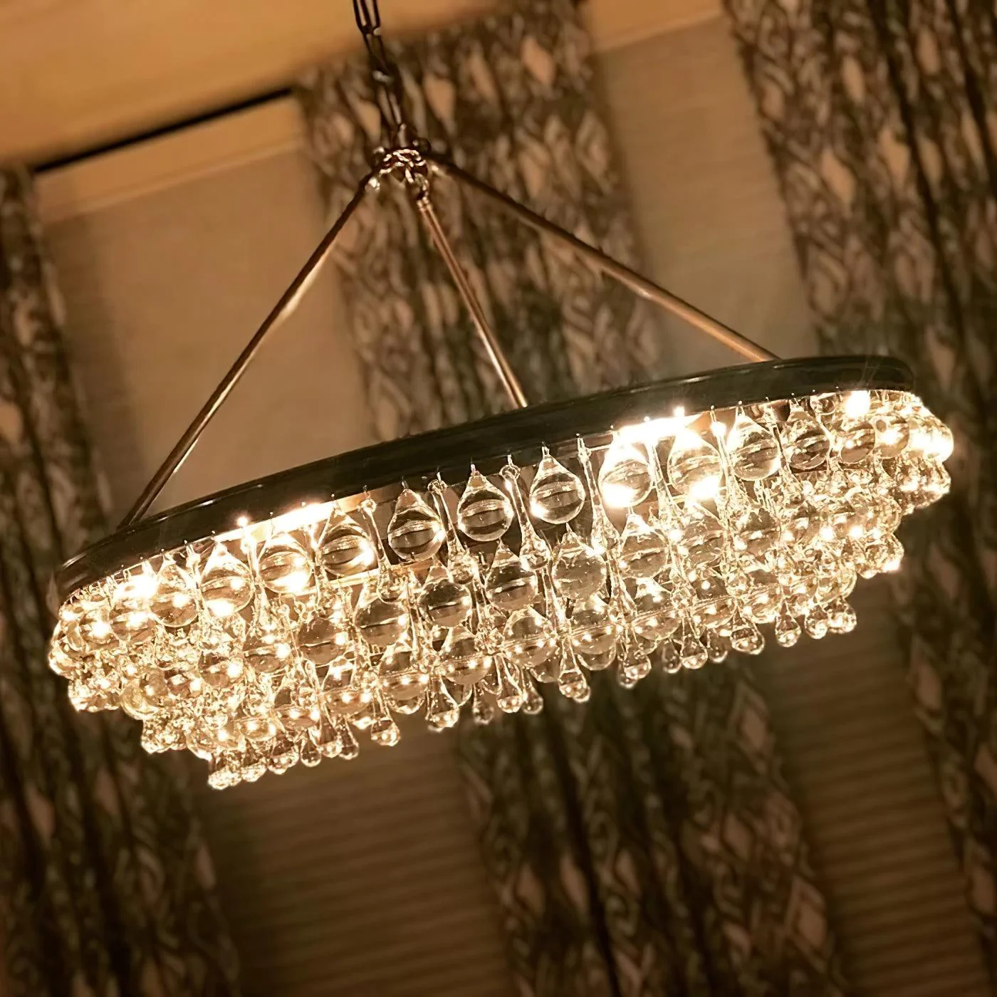 Avelis Postmodern Luxury Unique Tiered Crystal Chandelier - Image 11