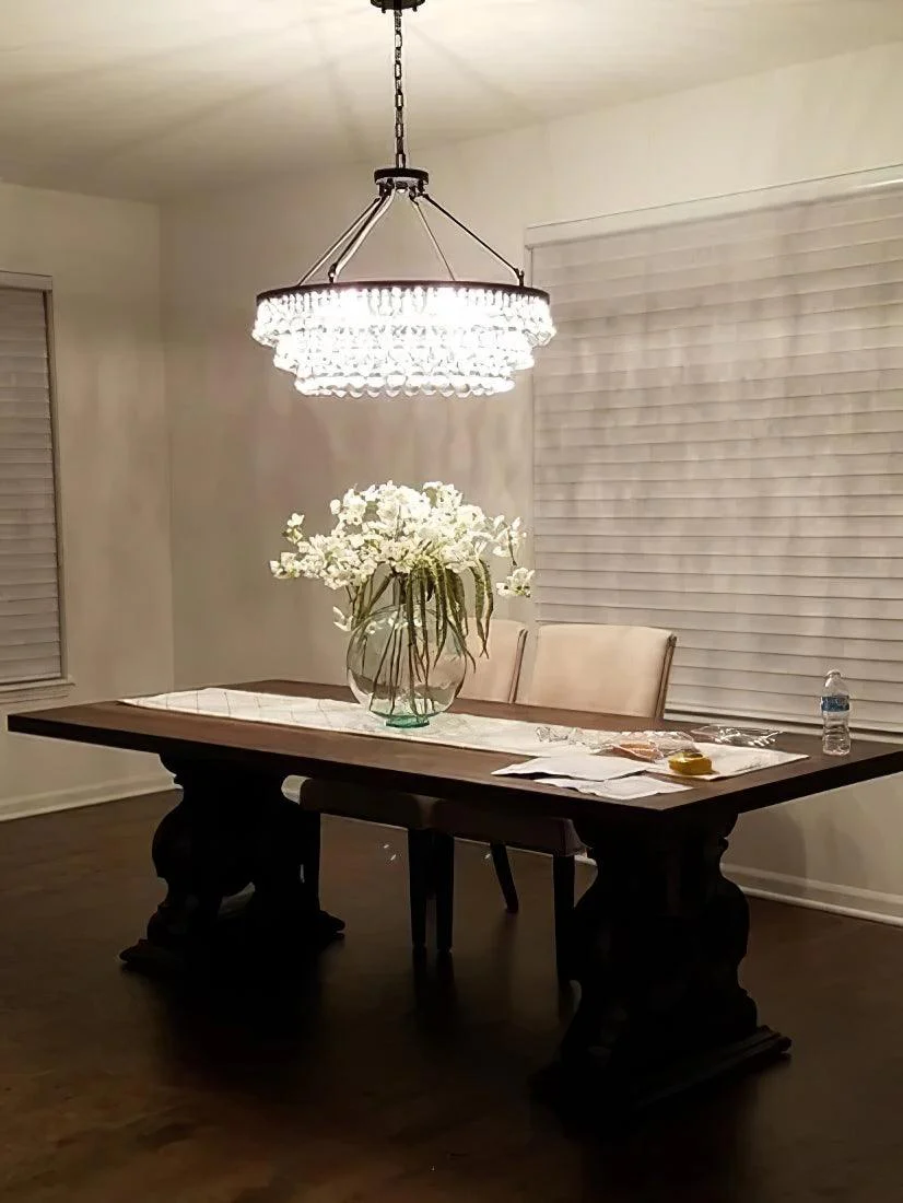 Avelis Postmodern Luxury Unique Tiered Crystal Chandelier - Image 13