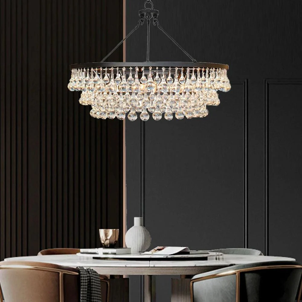 Avelis Postmodern Luxury Unique Tiered Crystal Chandelier - Image 16
